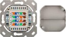 CAT 6a Anschlussdose 2-fach inkl. Aufputzmontage-Rahmen