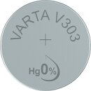 Varta V303 / SR44, Knopfzelle, Silberoxid, 1,55V