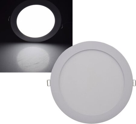 LED Licht-Panel "QCP-22R", Ø 22,5cm 230V, 18W, 1340 Lumen,4200K /neutralweiß