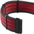 CableMod PRO ModMesh Cable Extension Kit, schwarz/rot