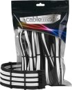 CableMod PRO ModMesh Cable Extension Kit, schwarz/wei&szlig;