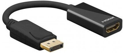 DINIC Adapter DP St. > HDMI Typ A Bu., 0,1m