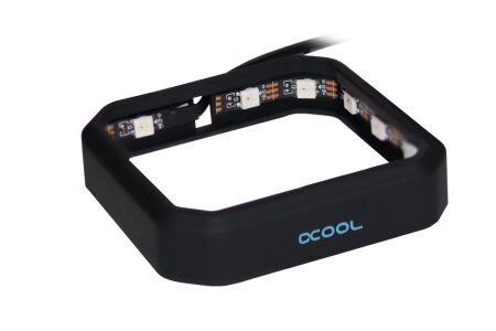 Alphacool Aurora XPX Digital RGB Frame - Black