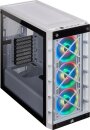 Corsair iCue 465X RGB weiß, Glasfenster