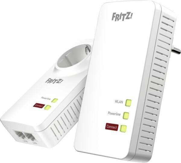 Fritz Powerline 1260e Alle Leds Leuchten AVM FRITZ!Powerline 1260E WLAN Set, 155,00