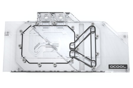 Alphacool Eisblock Aurora Plexi GPX-A AMD Radeon 5700 XT ASUS ROG Strix