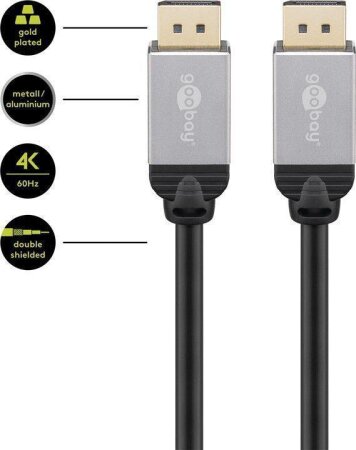 Goobay Kabel DisplayPort mit Metallstecker 3m