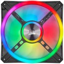 Corsair iCUE QL140 RGB PWM Dual Fan Kit with Lighting Node CORE, 140mm, 2er-Pack, LED-Steuerung