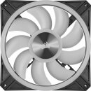 Corsair iCUE QL140 RGB PWM Dual Fan Kit with Lighting Node CORE, 140mm, 2er-Pack, LED-Steuerung