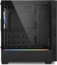 Sharkoon RGB LIT 200, Glasfenster