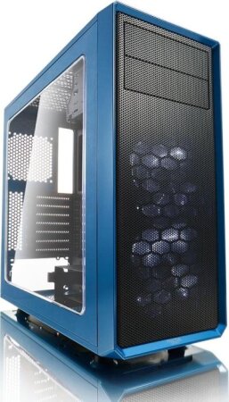 Fractal Design Focus G blau, Acrylfenster