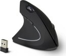 Inter-Tech Eterno KM-206L kabellose ergonomische Vertikal-Maus f&uuml;r Linksh&auml;nder schwarz, USB