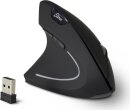 Inter-Tech Eterno KM-206L kabellose ergonomische Vertikal-Maus für Linkshänder schwarz, USB