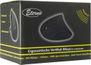 Inter-Tech Eterno KM-206L kabellose ergonomische Vertikal-Maus f&uuml;r Linksh&auml;nder schwarz, USB