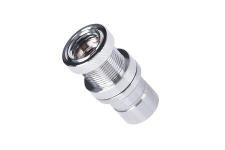 Alphacool Eiszapfen Schnellverschluss Stecker Schott G1/4 IG - Chrome
