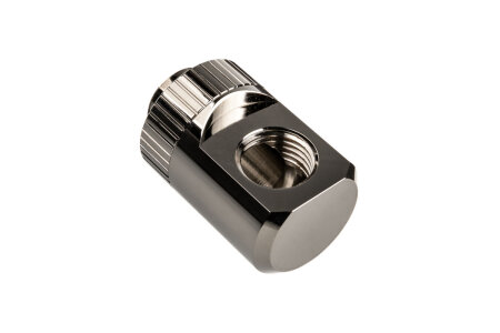EK Water Blocks EK-Torque Adapter 90 Grad G1/4 Zoll AG auf G1/4 Zoll IG - drehbar, nickel silber