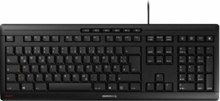 CHERRY Stream Keyboard, schwarz, USB, DE