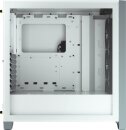 Corsair iCue 4000X RGB weiß, Glasfenster