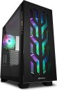Sharkoon Elite Shark CA300T, schwarz, Glasfenster