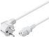 Goobay Kabel 230V Schuko 90° > C13 Kaltgeräte Bu. 2.5m, weiß