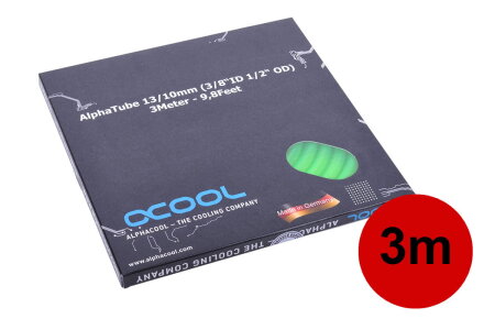 Alphacool Schlauch AlphaTube HF 13/10 (3/8ID) - UV Grün...
