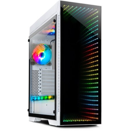 Inter-Tech X-908 Infi2 White, Glasfenster