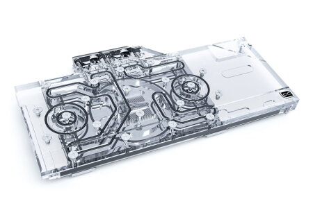 Alphacool Eisblock Aurora Acryl GPX-A Radeon RX 6800/6800XT/6900XT Reference mit Backplate