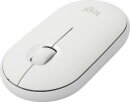 Logitech M350 Pebble Wireless Mouse weiß, USB/Bluetooth