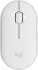 Logitech M350 Pebble Wireless Mouse weiß, USB/Bluetooth