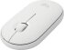 Logitech M350 Pebble Wireless Mouse weiß, USB/Bluetooth