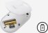 Logitech M350 Pebble Wireless Mouse weiß, USB/Bluetooth
