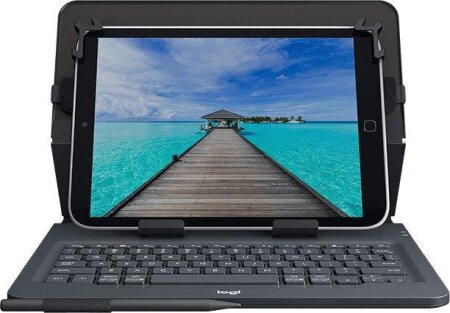 Logitech Universal Folio mit Tastatur schwarz, DE