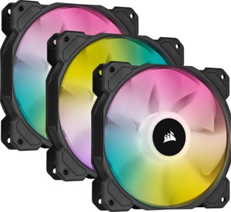 Corsair iCUE SP120 RGB Elite Triple Fan Kit, 120mm, 3er-Pack, LED-Steuerung