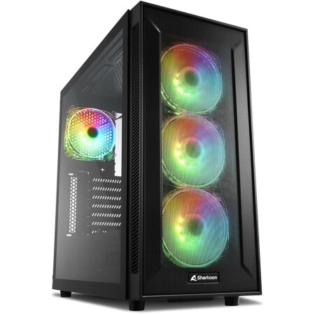 Sharkoon TG6M RGB, Glasfenster