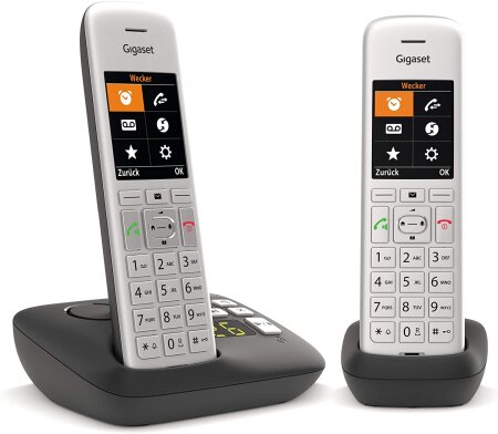 Gigaset CE575A Duo silber/schwarz