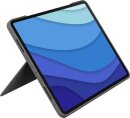 Logitech Combo Touch, KeyboardDock für Apple iPad Pro 12.9" 2021, grau, DE