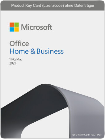 Microsoft Office 2021 Home and Business, PKC (multilingual) (PC/MAC)