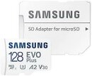 Samsung microSDXC EVO Plus 128GB Kit, UHS-I U3, A2, Class 10