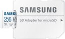 Samsung microSDXC EVO Plus 256GB Kit, UHS-I U3, A2, Class 10