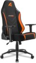 Sharkoon Skiller SGS20 Fabric Gamingstuhl, schwarz/orange