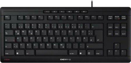 CHERRY Stream Keyboard TKL schwarz, USB, DE