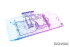 Alphacool Eisblock Aurora Acryl GPX-A AMD Radeon RX 6800/6800XT Gaming Trio X mit Backplate