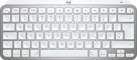 Logitech MX Keys Mini for Mac Pale Grey, USB/Bluetooth, DE