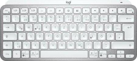 Logitech MX Keys Mini Pale Grey, USB/Bluetooth, DE