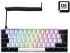 Sharkoon Skiller SGK50 S4 White, 60% Layout, LEDs RGB, Kailh KT RED, hot-swap, USB, DE