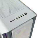 Corsair iCue 5000T RGB TG weiß, Glasfenster