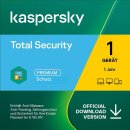 Kaspersky Total Security, 1 User, 1 Jahr, ESD (deutsch) (Multi-Device)