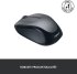 Logitech M235 Wireless Mouse grau/schwarz, USB