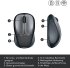 Logitech M235 Wireless Mouse grau/schwarz, USB