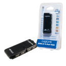 LogiLink USB-Hub, 4x USB-A 2.0, USB-A 2.0 [Stecker]